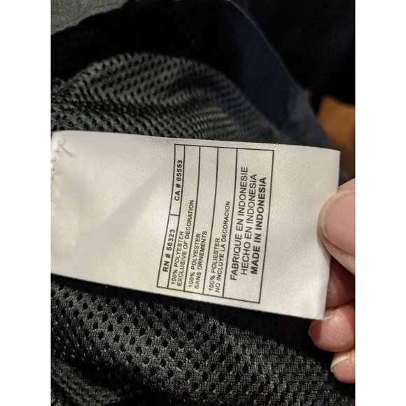 Air Jordan Black 2-Way Zip Track Jacket Target Circles Size Medium - Picture 7 of 8